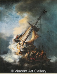 Artwork by Rembrandt, stolen from the Gardner Museum. 